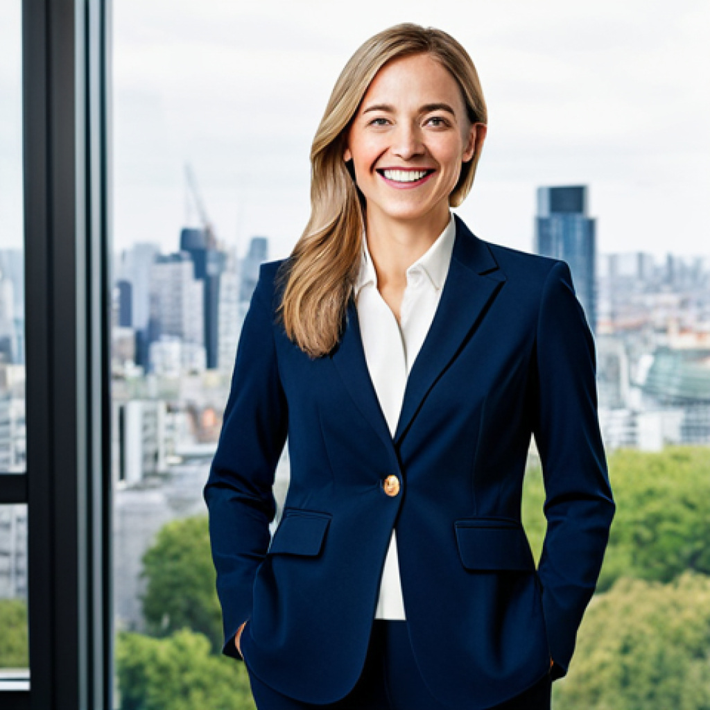 피부 미용 재료 선택과 관리 - **

"A professional businesswoman in a tailored navy blue blazer and modest trousers, smiling confid...