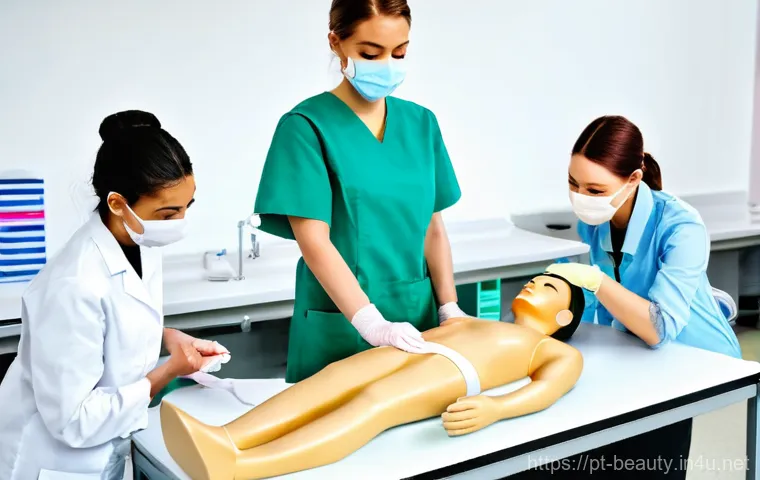 피부 미용 자격증 취득 방법 - **Image Prompt 1: The Certified Professional**
    A confident and elegant female aesthetician in he...