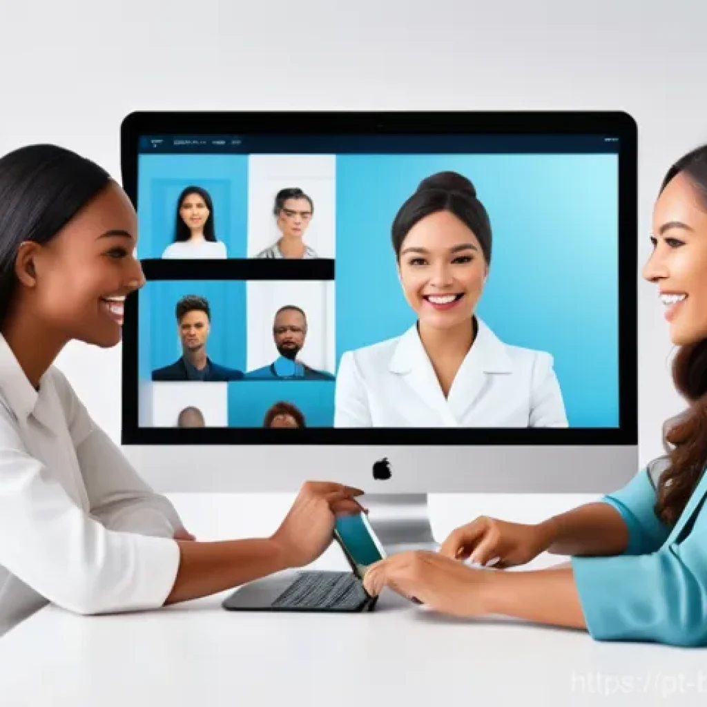 미용사 자격증 학습 커뮤니티 활용법 - **Prompt:** A dynamic, brightly lit scene depicting a diverse group of beauty professionals (e.g., e...